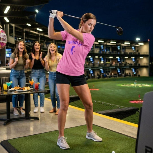 SEND IT (Female) - Adult Golf T-Shirt