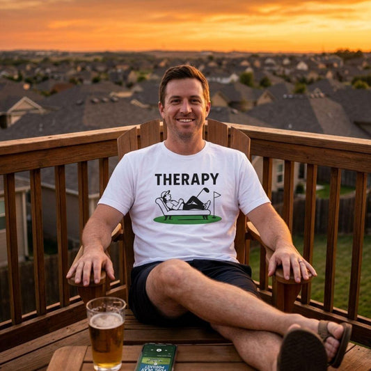 Golf Therapy - Adult Golf T-Shirt