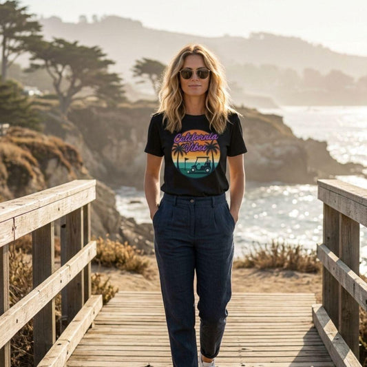 Golf Vibes - California Coast Edition - Adult Golf T-Shirt