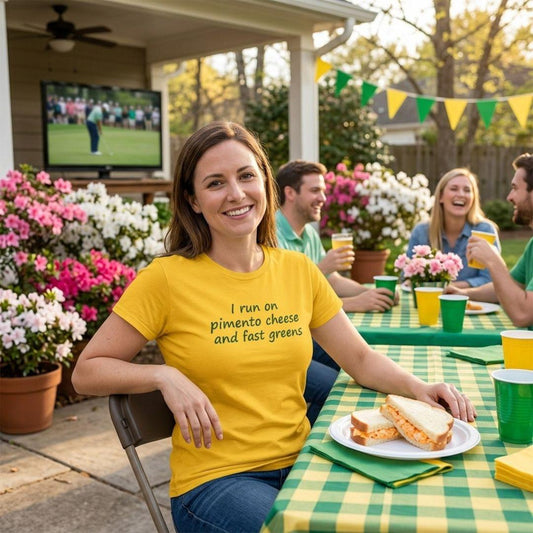 Pimento and Greens - Adult Golf T-Shirt
