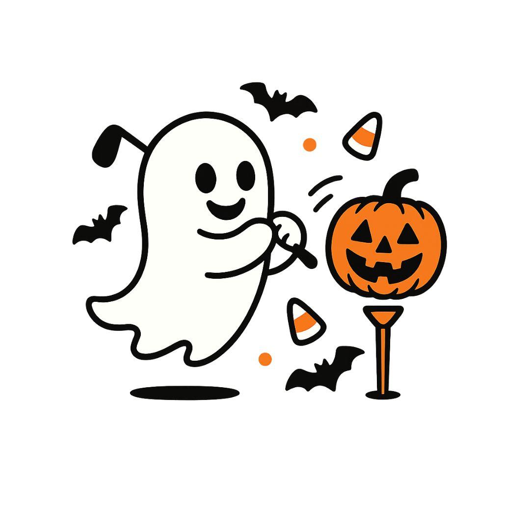 Ghost Tee Off - Toddler Halloween T-Shirt