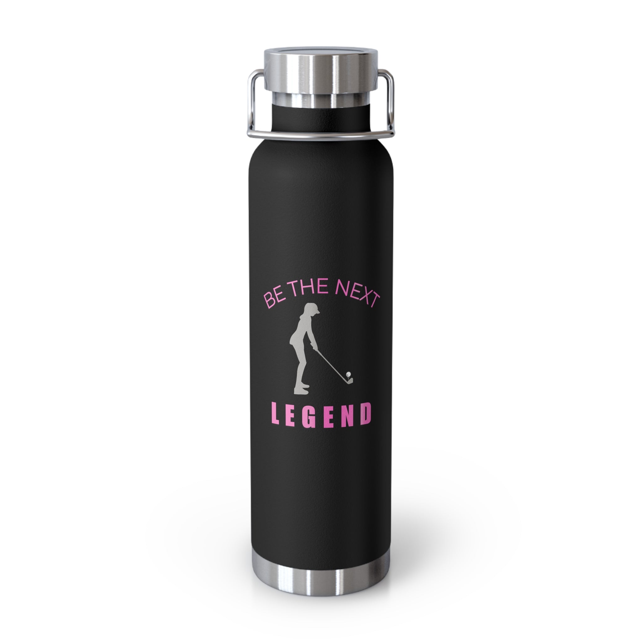 “BE THE NEXT LEGEND” – Girls Golf Edition - Copper Insulated Bottle, 22oz