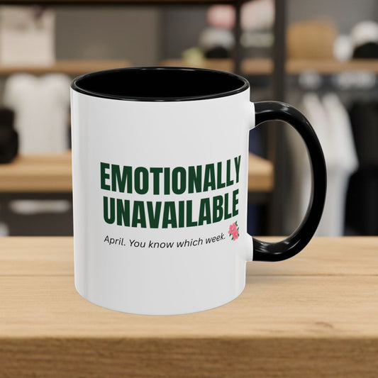 Emotionally Unavailable - Golf Mug in Black