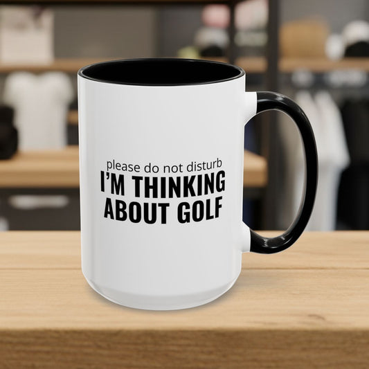 Do Not Disturb - Golf Mug - 15oz in Black