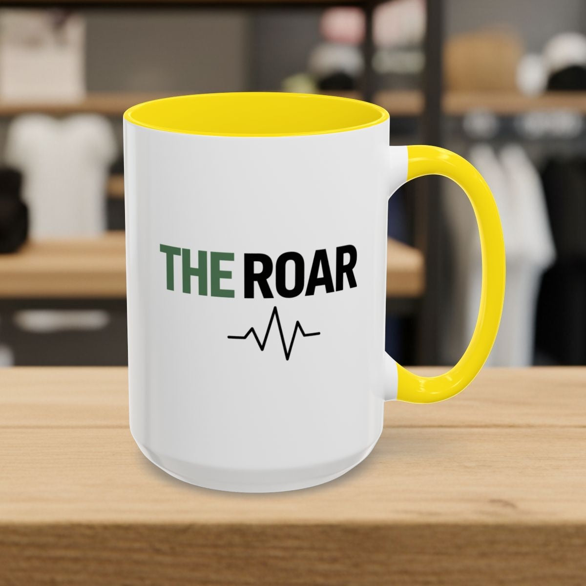 THE ROAR - Golf Mug - 15oz in Yellow