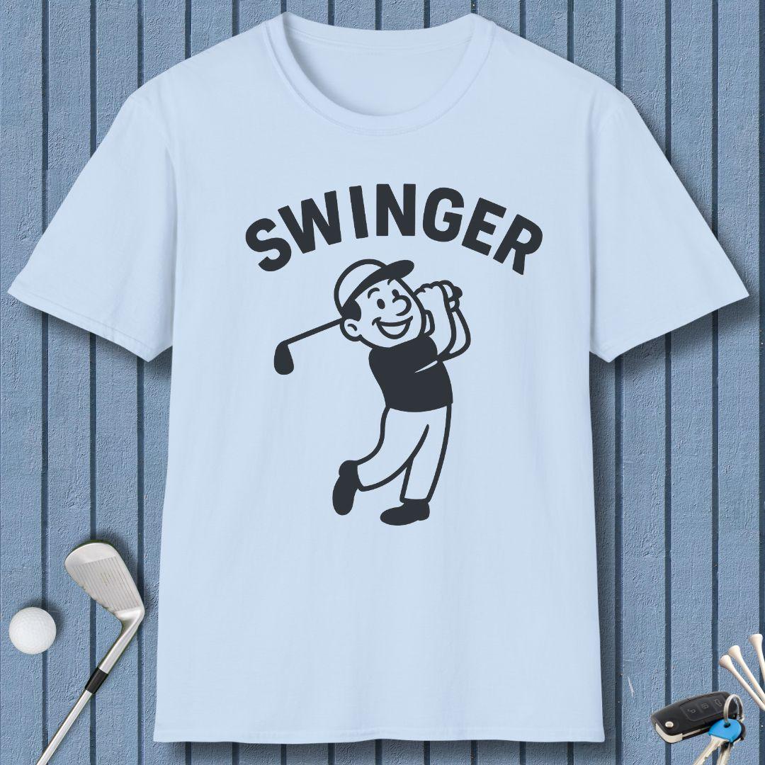 Swinger - Retro Cartoon Golf T-Shirt