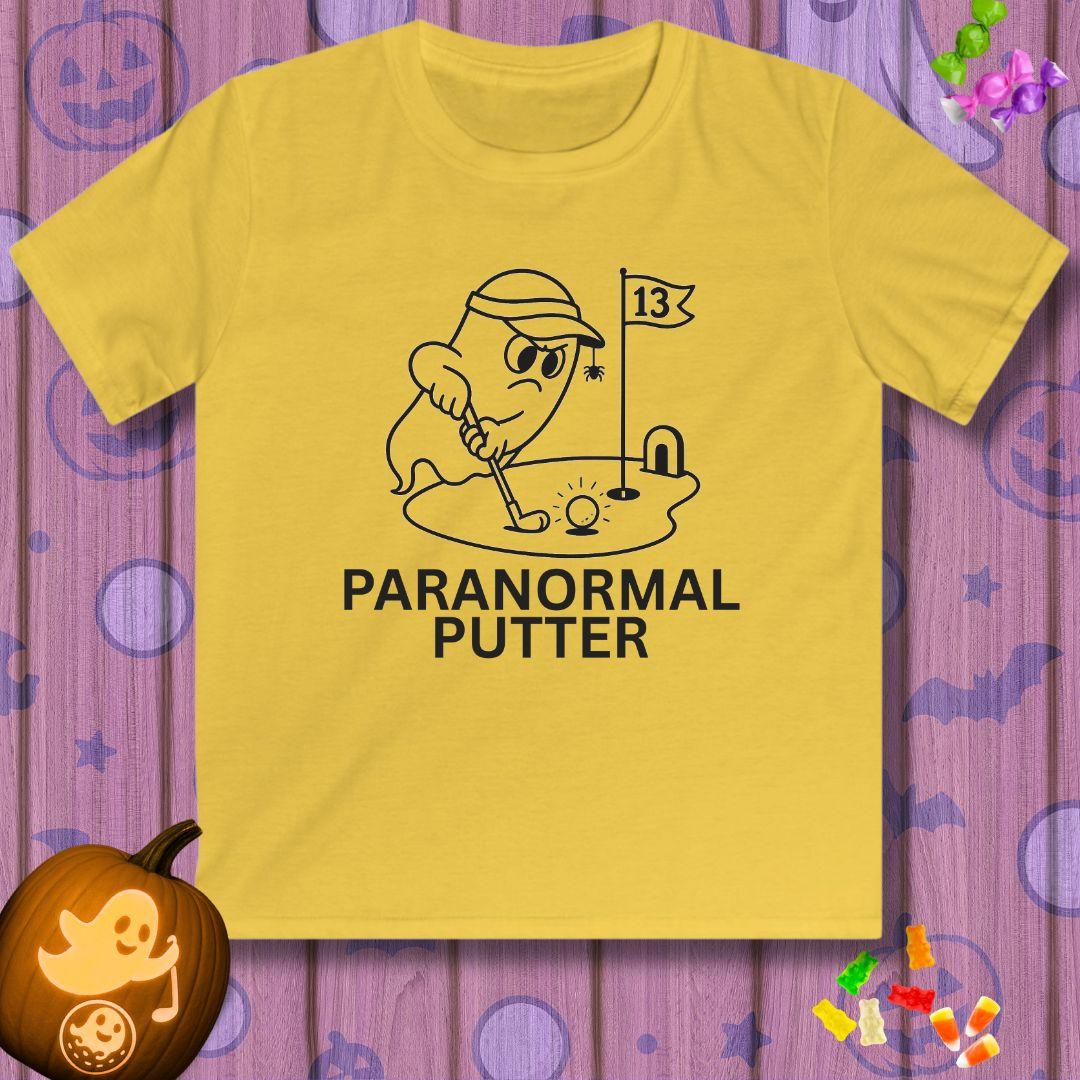 Paranormal Putter - Youth Halloween Golf T-Shirt