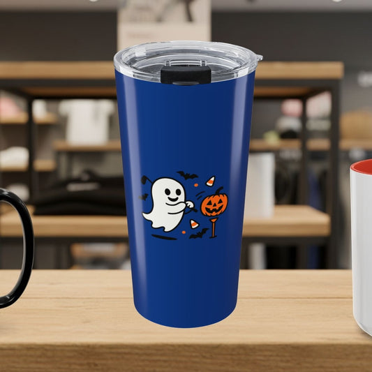 Ghost Tee Off - 20oz Tumbler in Dark Blue