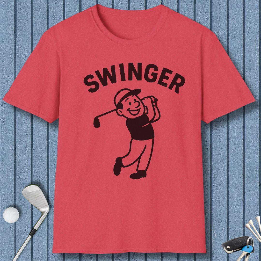 Swinger - Retro Cartoon Golf T-Shirt