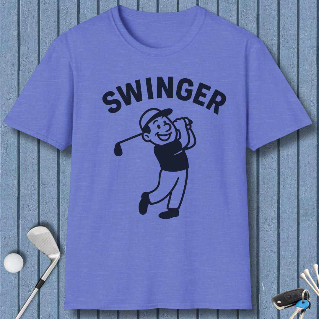 Swinger - Retro Cartoon Golf T-Shirt