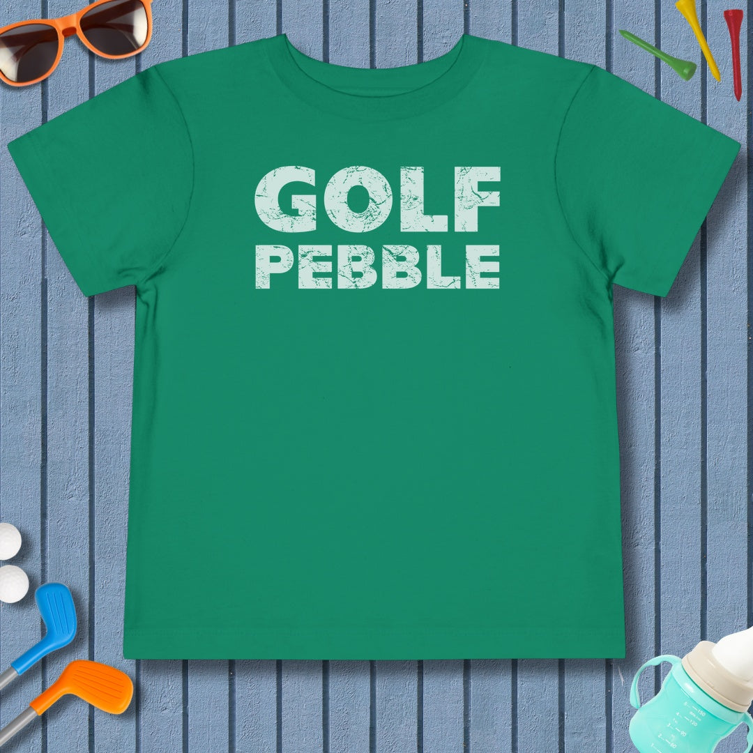 Golf Pebble - Toddler Golf T-Shirt in Kelly