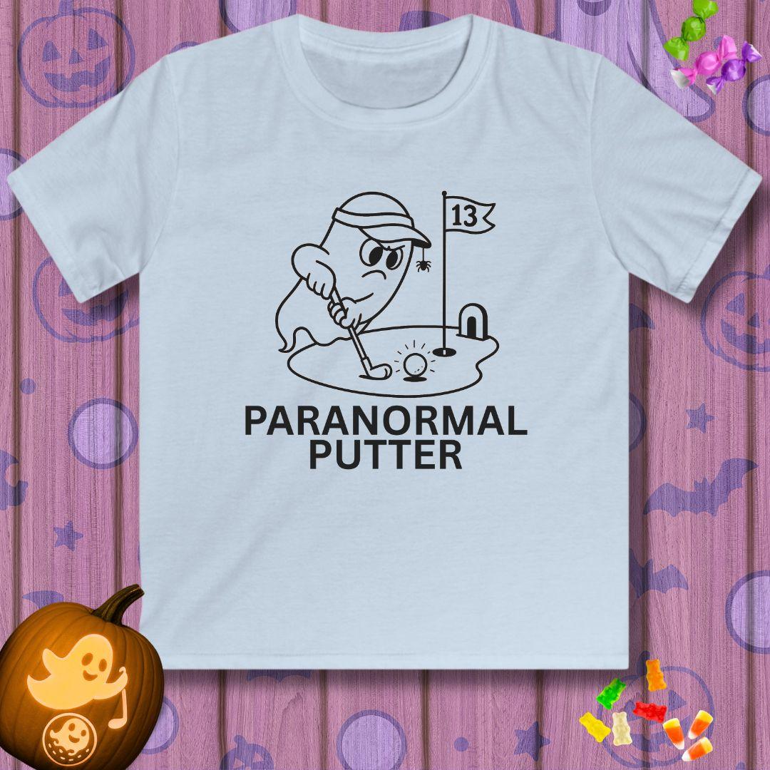 Paranormal Putter - Youth Halloween Golf T-Shirt