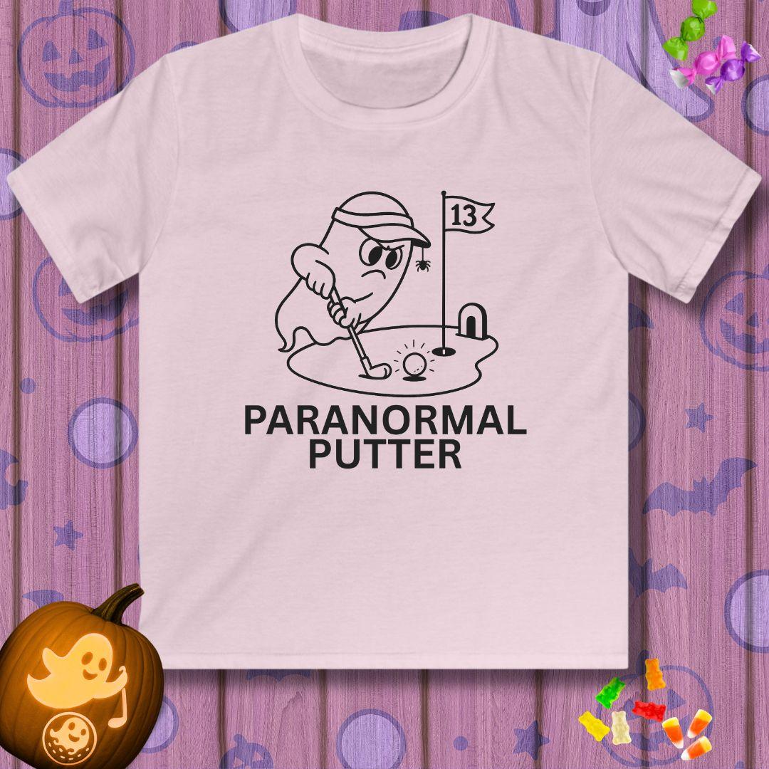 Paranormal Putter - Youth Halloween Golf T-Shirt
