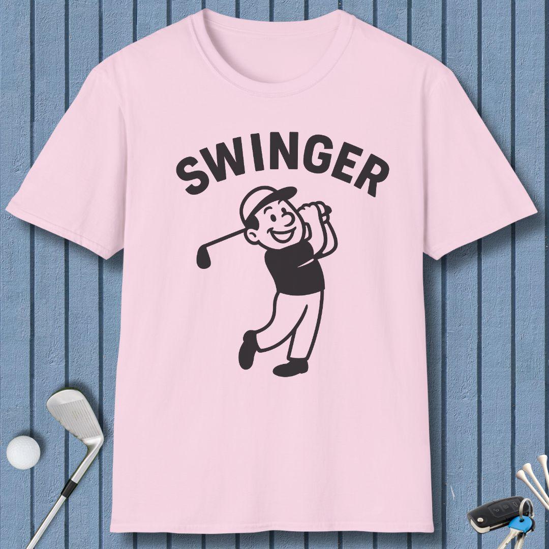 Swinger - Retro Cartoon Golf T-Shirt