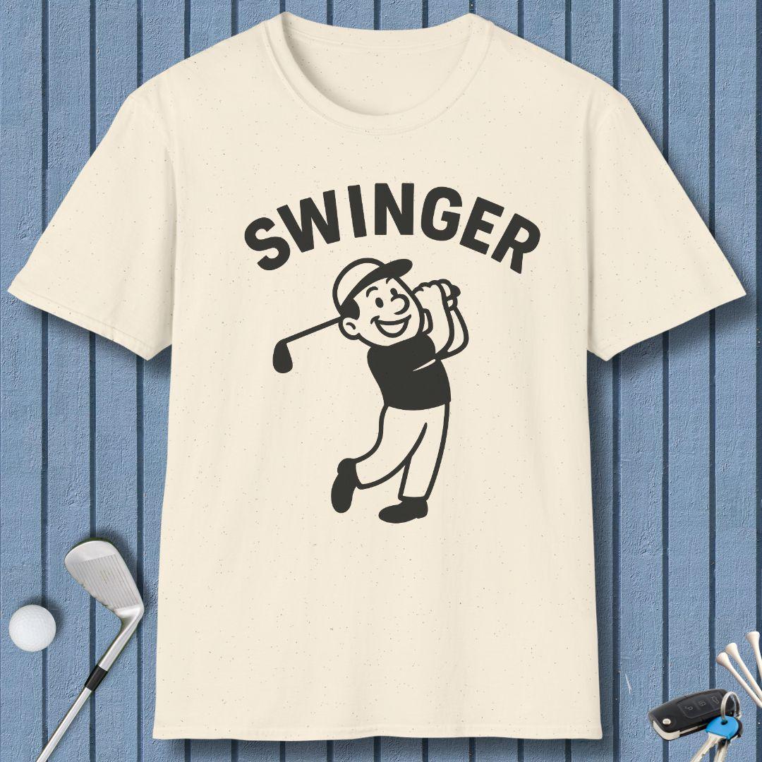 Swinger - Retro Cartoon Golf T-Shirt