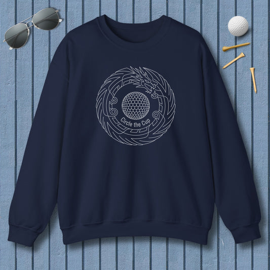 Circle the Cup - Adult Golf Sweatshirt in Navy