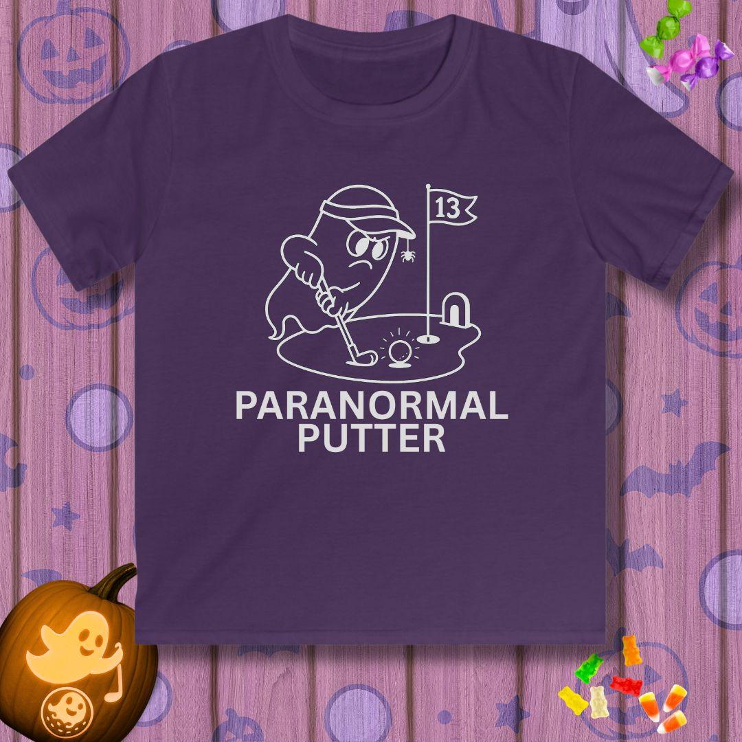 Paranormal Putter - Youth Halloween Golf T-Shirt
