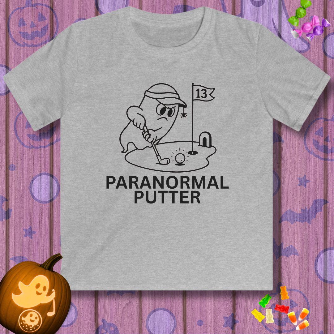 Paranormal Putter - Youth Halloween Golf T-Shirt