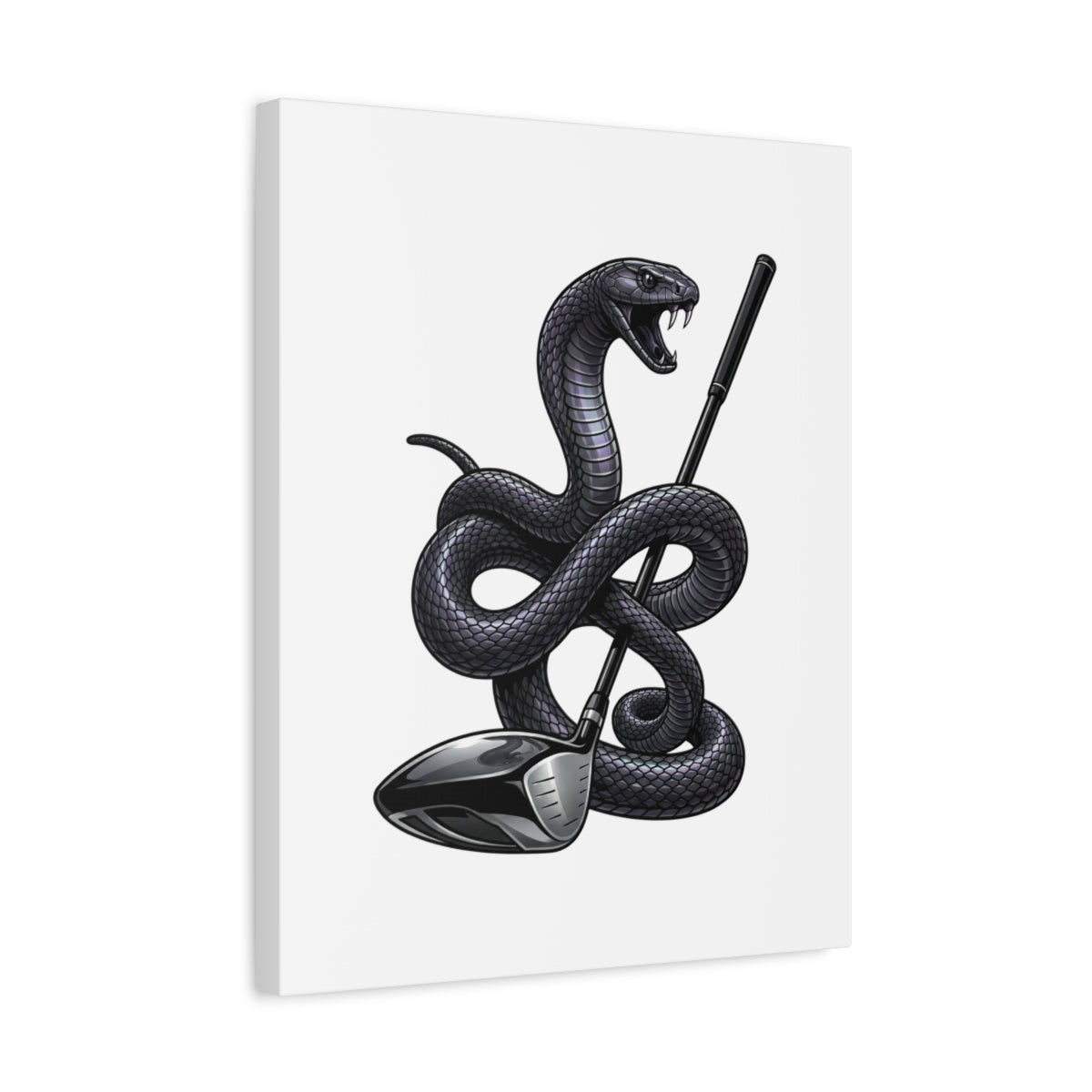 Strike Position - Mamba - Canvas Wall Art - White - 16×20 - front
