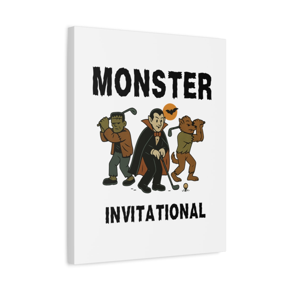 Monster Invitational - Canvas Wall Art - White - 16×20 - front