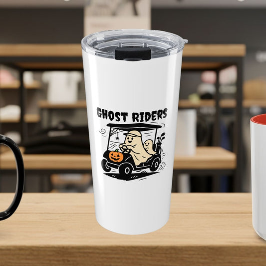 Ghost Riders - 20oz Tumbler in White