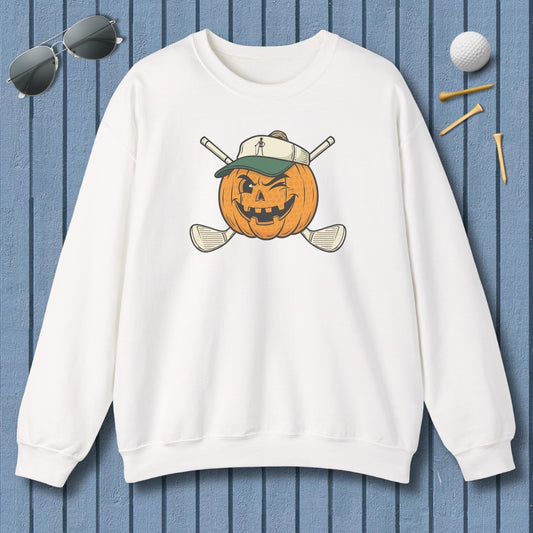 Golf or Gourd - Adult Golf Sweatshirt in White