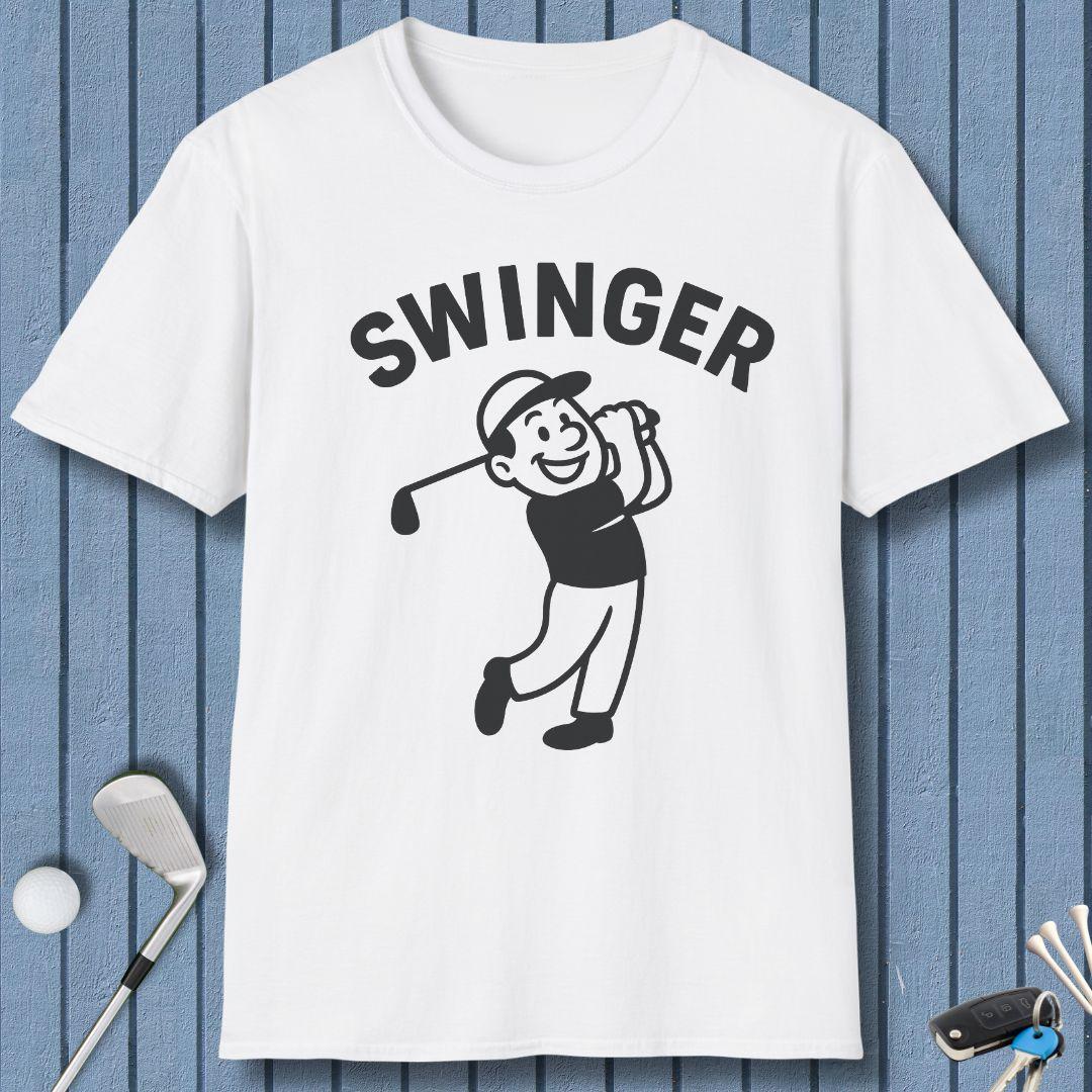 Swinger - Retro Cartoon Golf T-Shirt