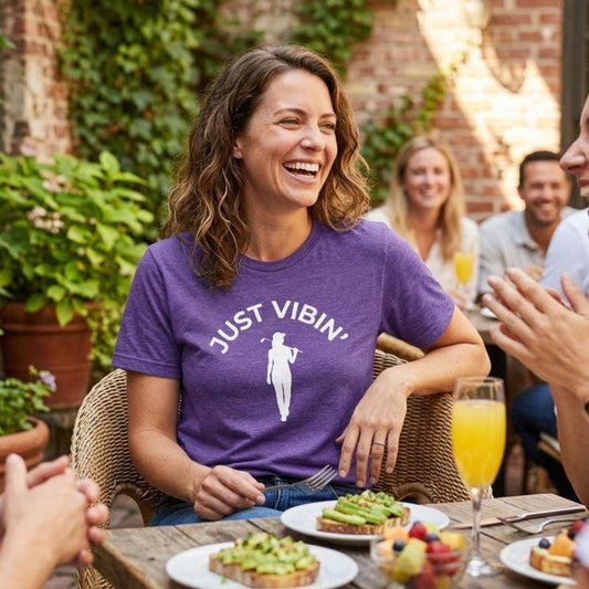Just Vibin' - Women's - Adult Golf T-Shirt