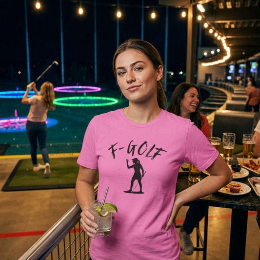 F-Golf (Female) - Adult Golf T-Shirt