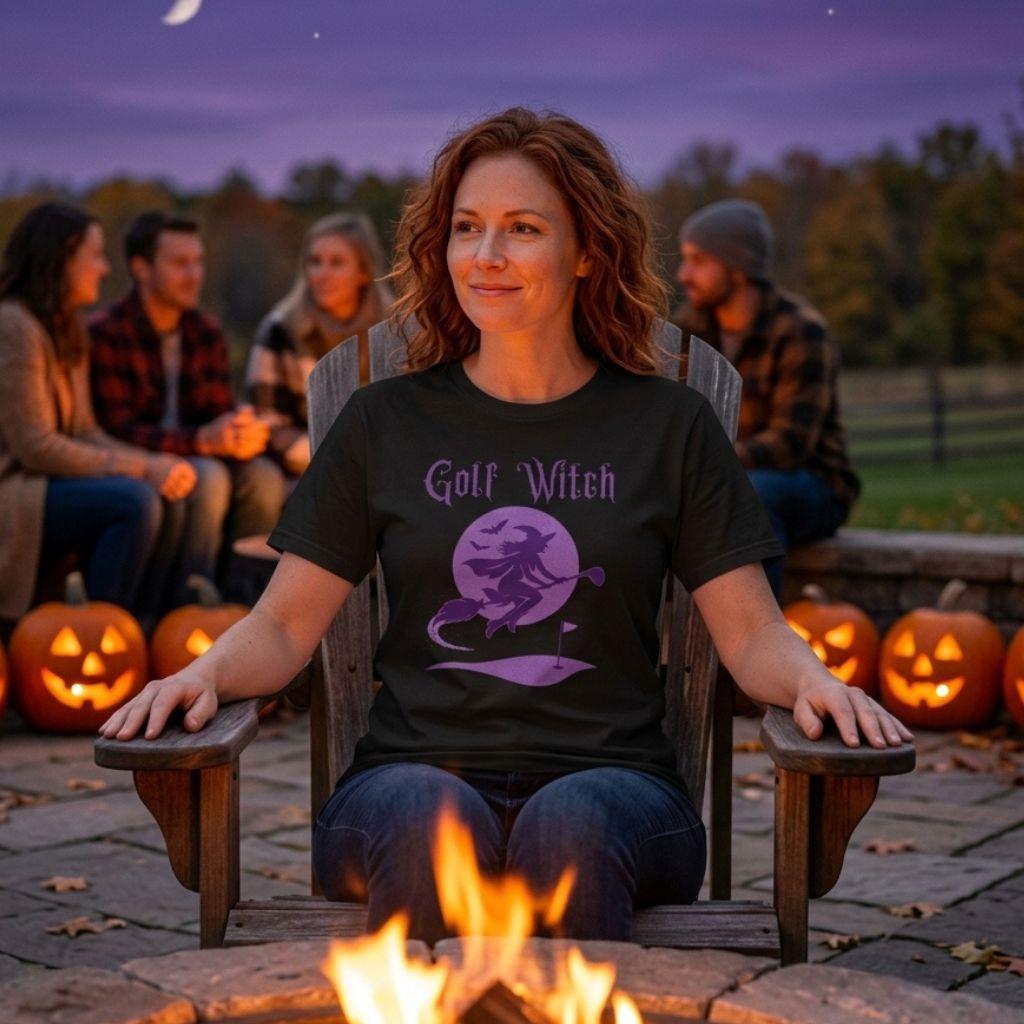 Golf Witch - Adult Golf T-Shirt