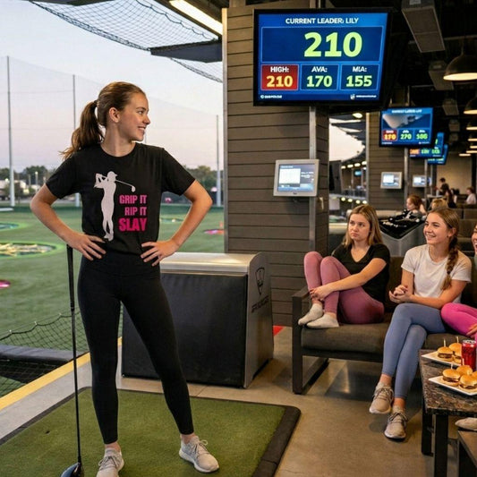 GRIP IT, RIP IT, SLAY (Female) - Adult Golf T-Shirt