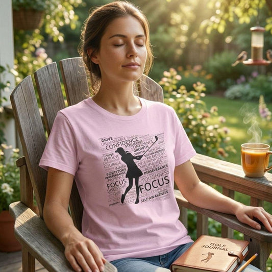 Unleash Your Mental Game (Female) - Adult Golf T-Shirt
