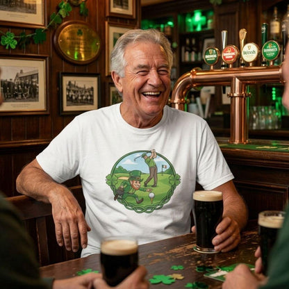 The Leprechaun Stole My Ball! - Adult Golf T-Shirt