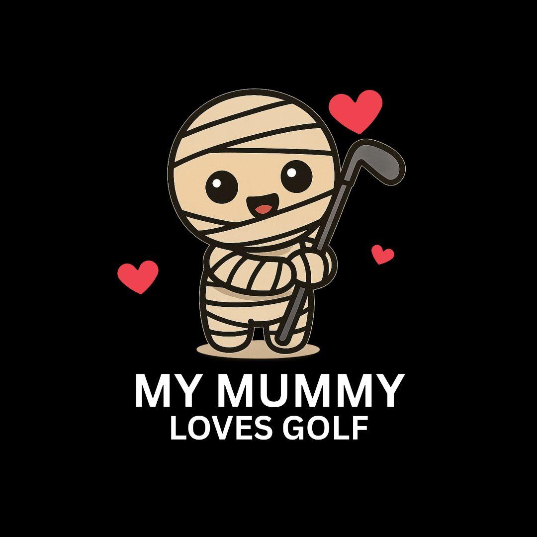 My Mummy Loves Golf  - Youth Halloween Golf T-Shirt