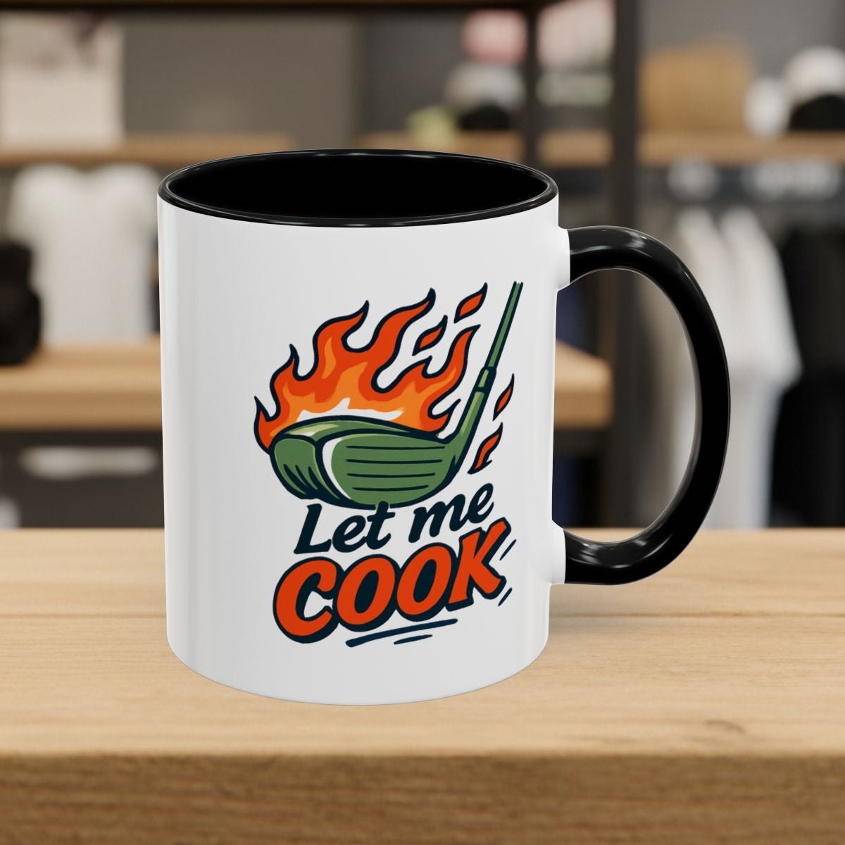 Let Me Cook - Golf Mug - 11oz in Black