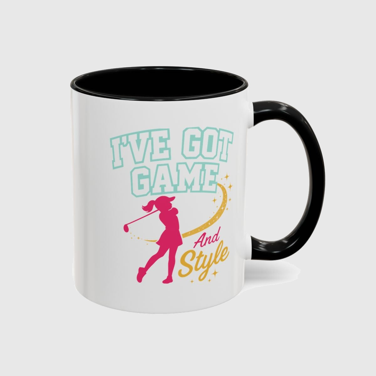 I've Got Game And Style - Golf Mug in Black