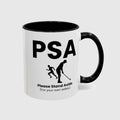 PSA - Please Stand Aside - Golf Mug in Black