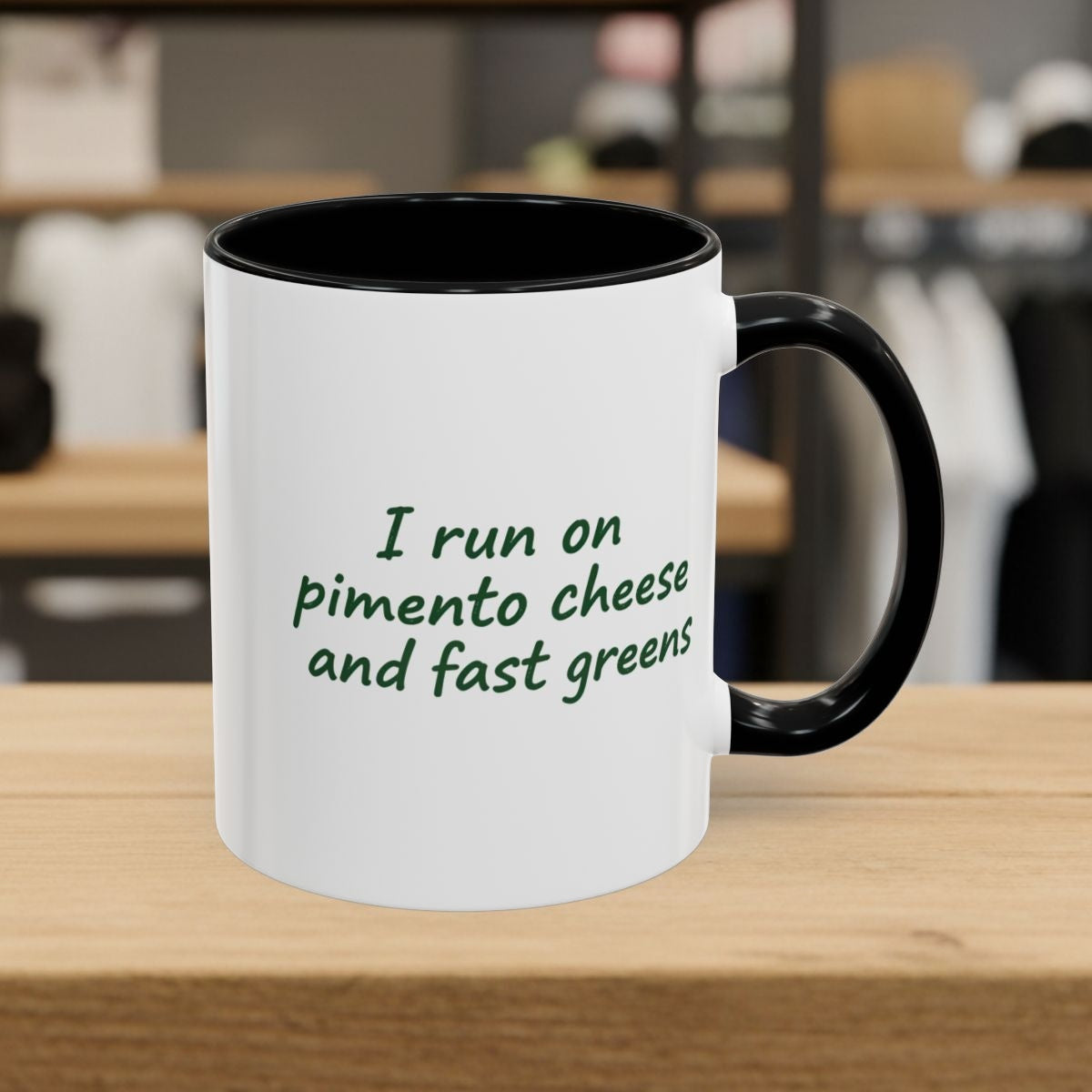 Pimento and Greens - Golf Mug - 11oz in Black