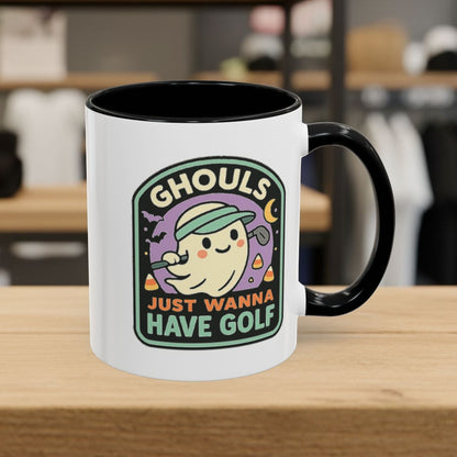 Ghouls Just Wanna Have Golf - Golf Mug - 11oz in Black