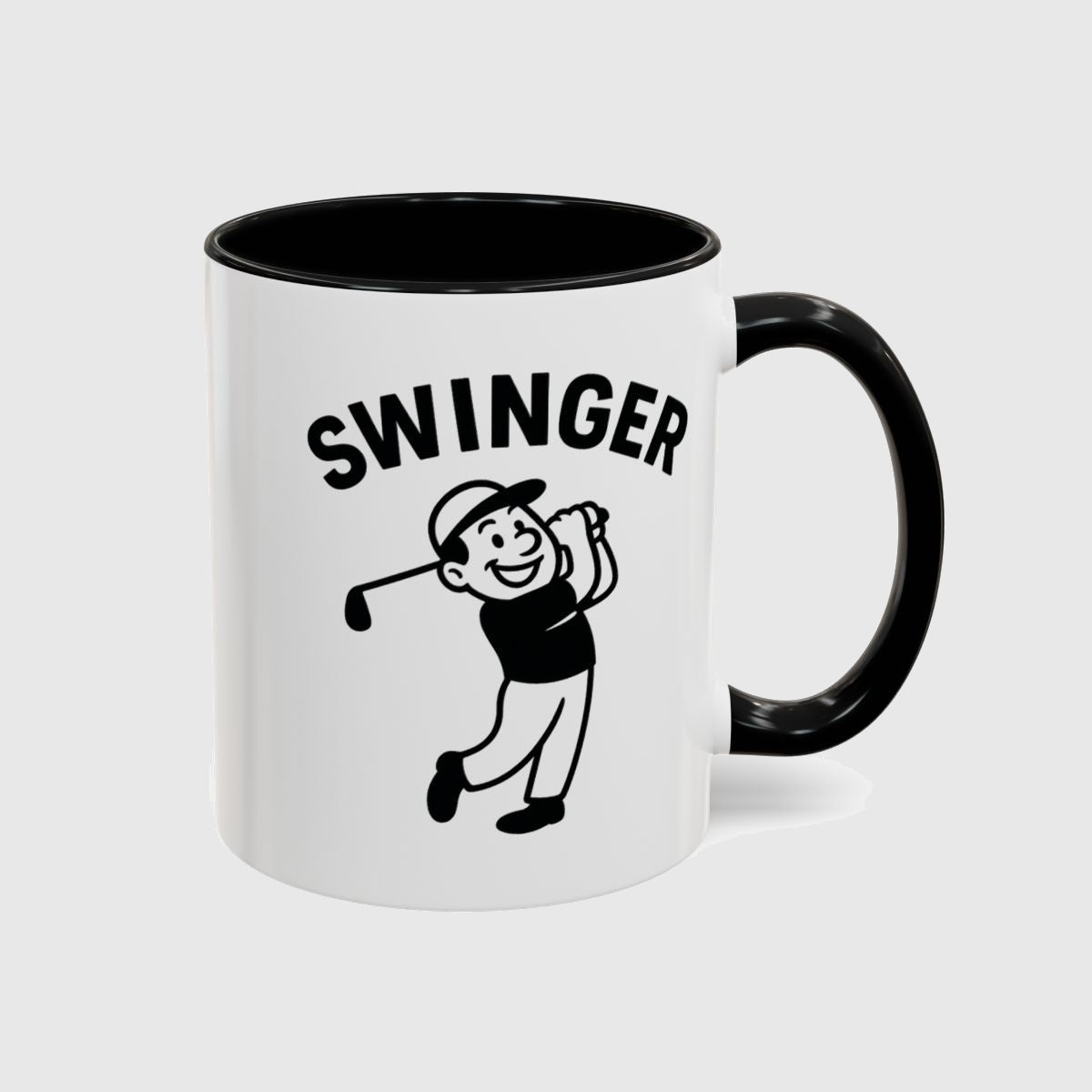 Swinger - Golf Mug in Black
