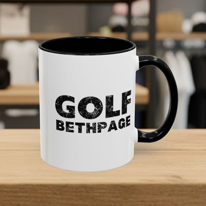 Golf Bethpage - Golf Mug - 11oz in Black