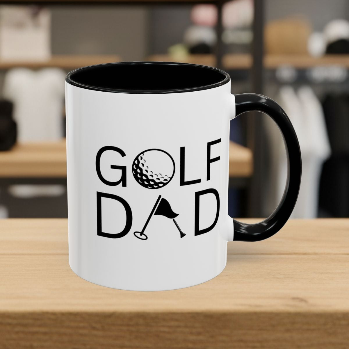 Golf Dad - Golf Mug - 11oz in Black