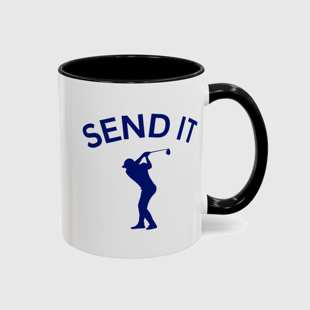 SEND IT (Male) - Golf Mug in Black