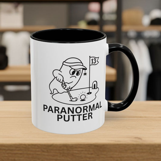 Paranormal Putter - Golf Mug - 11oz in Black