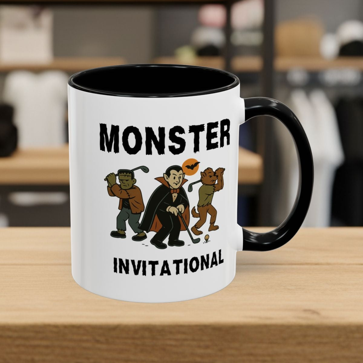 Monster Invitational - Golf Mug - 11oz in Black