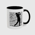 Unleash Your Mental Game (Male) - Golf Mug in Black
