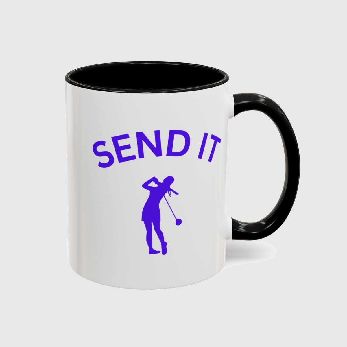 SEND IT (Female) - Golf Mug in Black