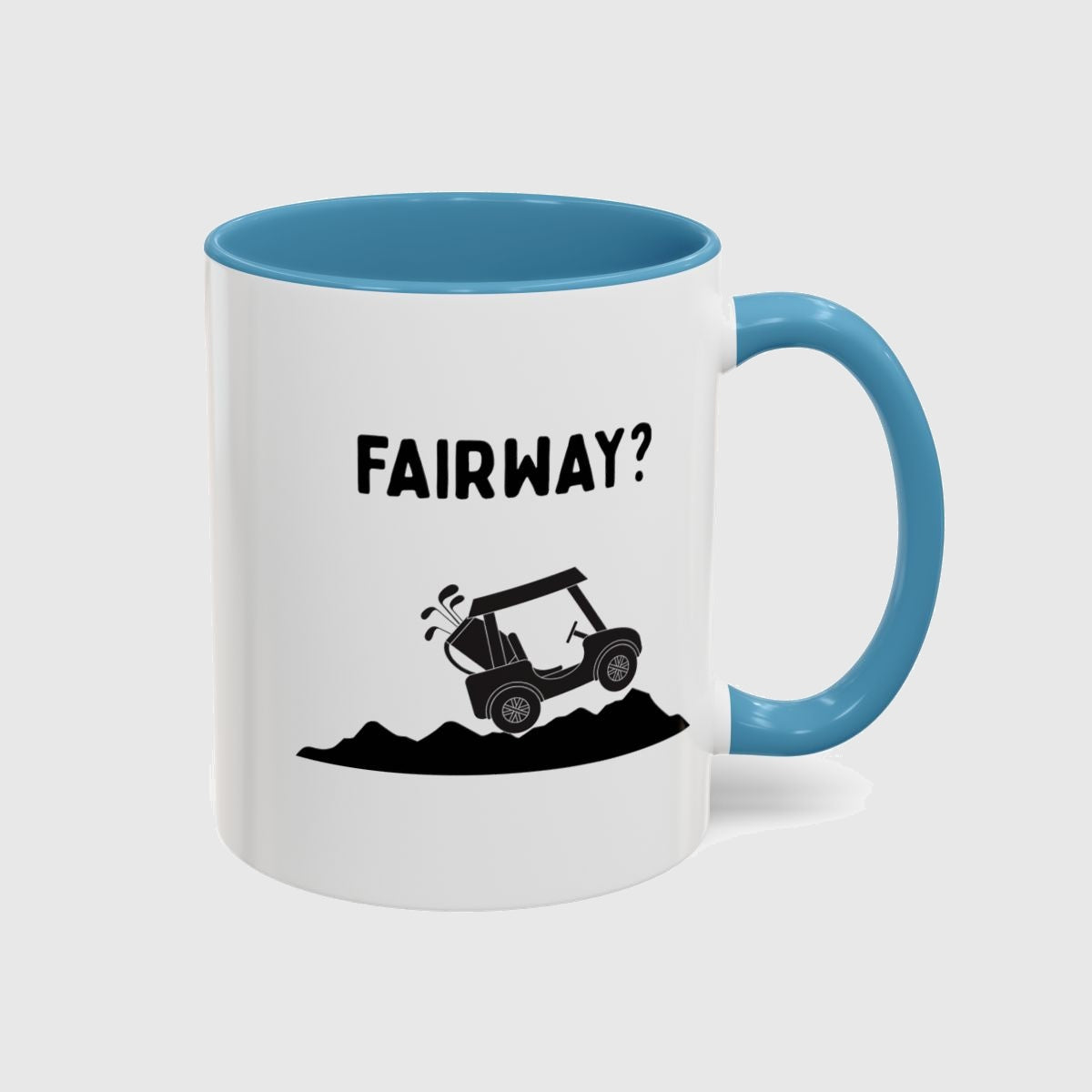 Fairway? - Golf Mug in Light Blue