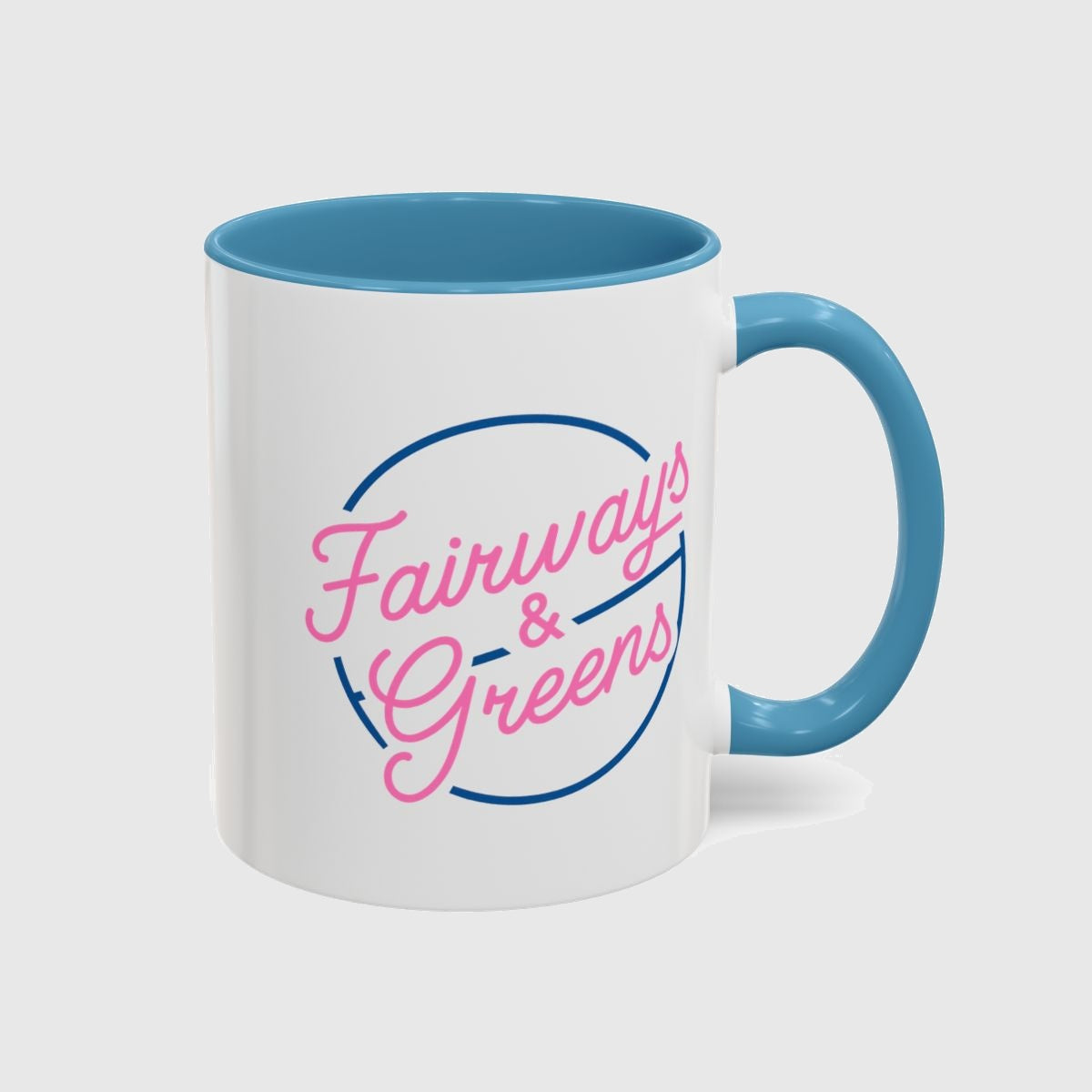 Fairways & Greens - Golf Mug in Light Blue