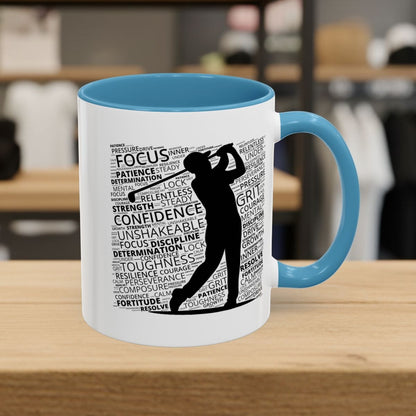 Unleash Your Mental Game (Male) - Golf Mug - 11oz in Light Blue